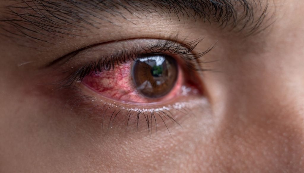can a sinus infection cause pink eye​
