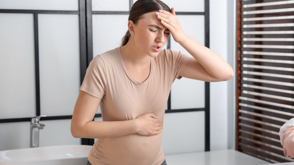 nausea and pregnancy third trimester​