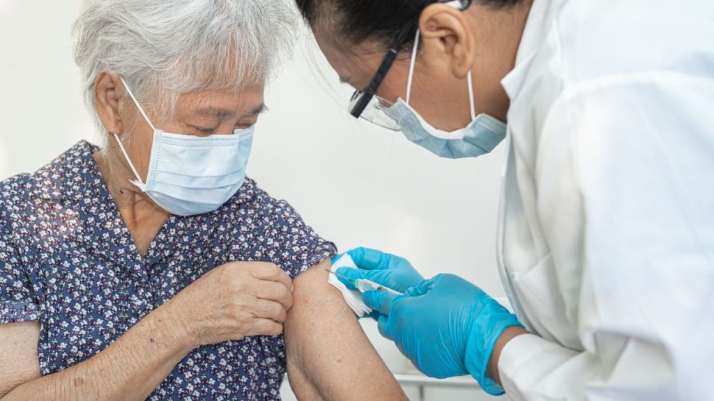 how long does a flu shot last​